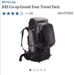 Internal frame Hiking Pack